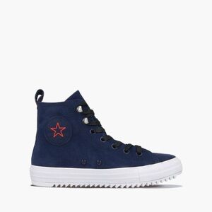 Converse Hiker Hi Blue Suede Hiking Sneakers Size 8.5